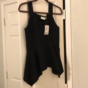 Anthropologie Top Black S Small